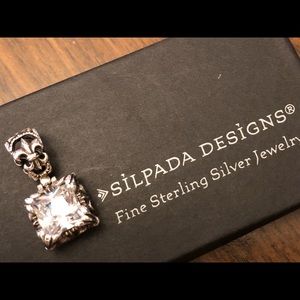 Silpada Designs Sterling Silver Uptown CZ Pendant